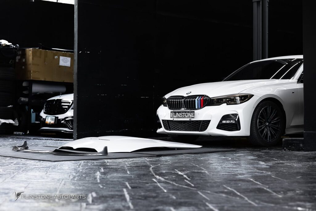 BMW G20 Series 3 2025 GTS Engine Bonnet + M Performance Carbon Fiber Front Lip