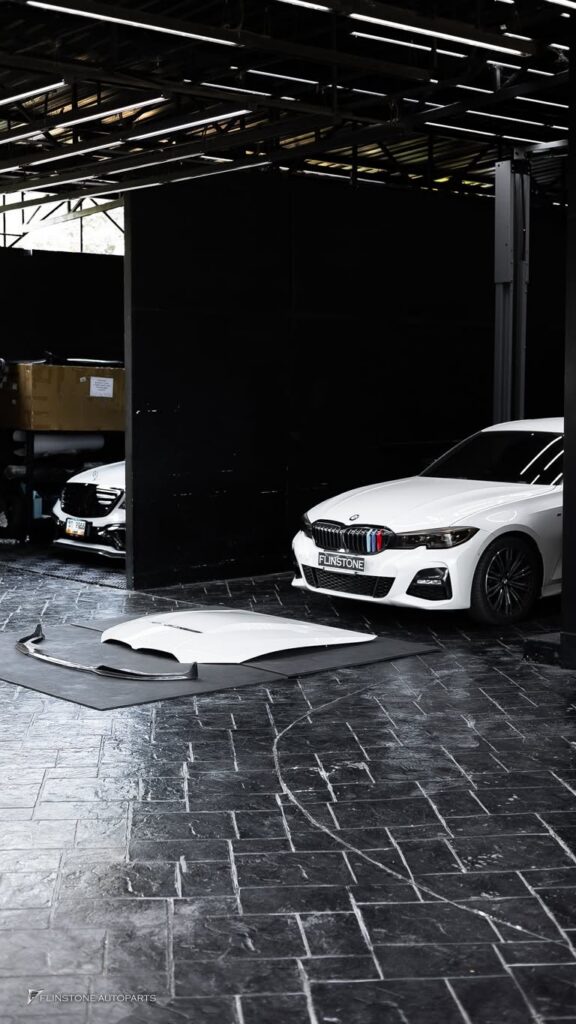 BMW G20 Series 3 2025 GTS Engine Bonnet + M Performance Carbon Fiber Front Lip