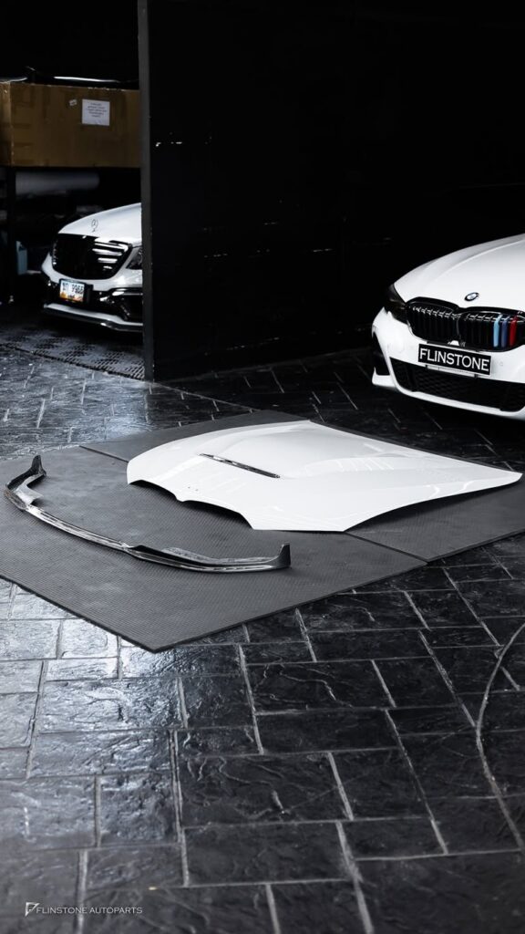 BMW G20 Series 3 2025 GTS Engine Bonnet + M Performance Carbon Fiber Front Lip