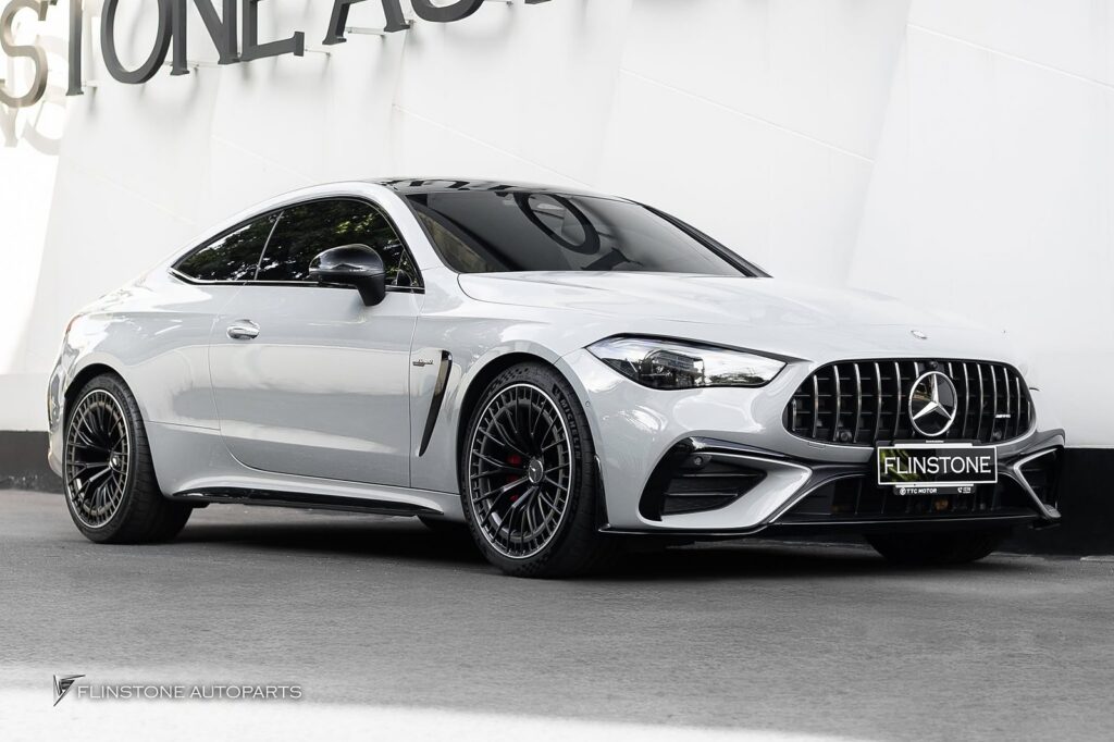 Mercedes-Benz C236 CLE-Class Coupe เต็มระบบชุดท่อ IPE ที่มาพร้อม Downpipe