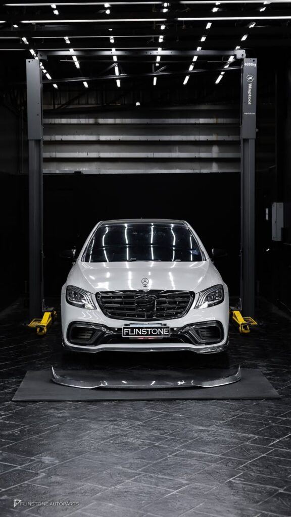 Mercedes-Benz W222 S-Class Carbon Fiber Front Lip