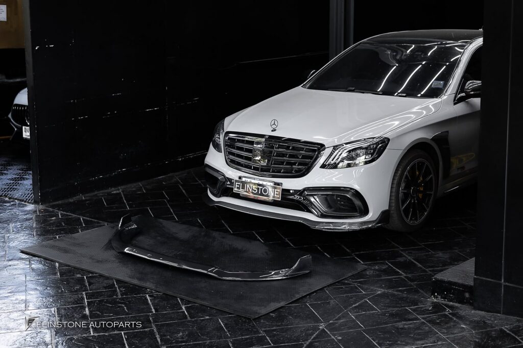 Mercedes-Benz W222 S-Class Carbon Fiber Front Lip