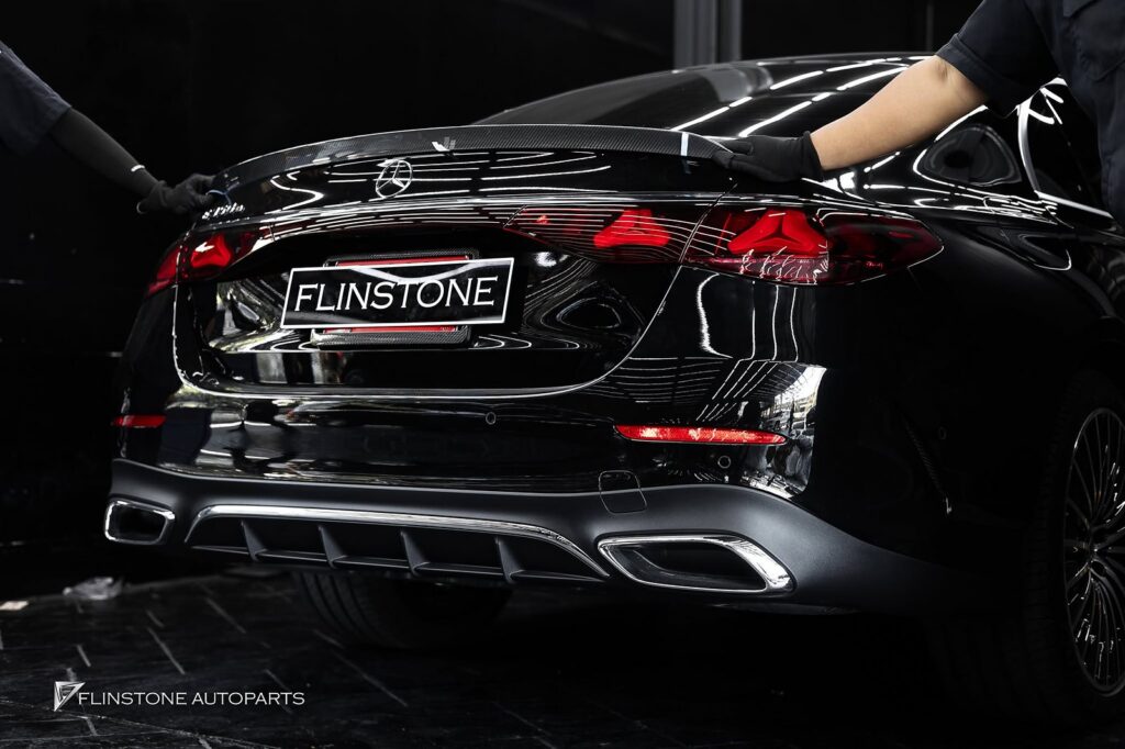 Mercedes-Benz W214 E-Class Genuine E53 AMG Carbon Trunk Spoiler + 4D Tweeter