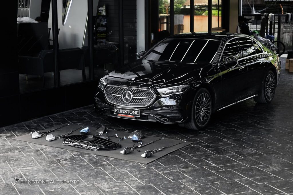 Mercedes-Benz W214 E-Class Genuine E53 AMG Carbon Trunk Spoiler + 4D Tweeter