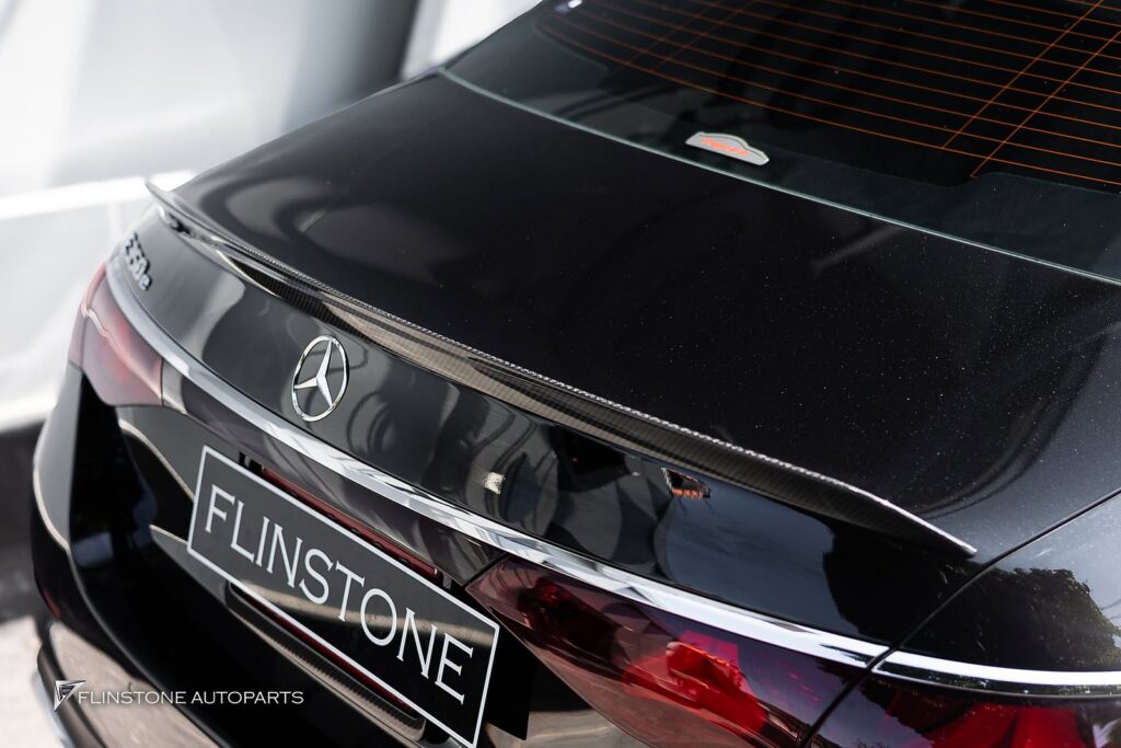 Mercedes-Benz W214 E-Class Genuine E53 AMG Carbon Trunk Spoiler + 4D Tweeter