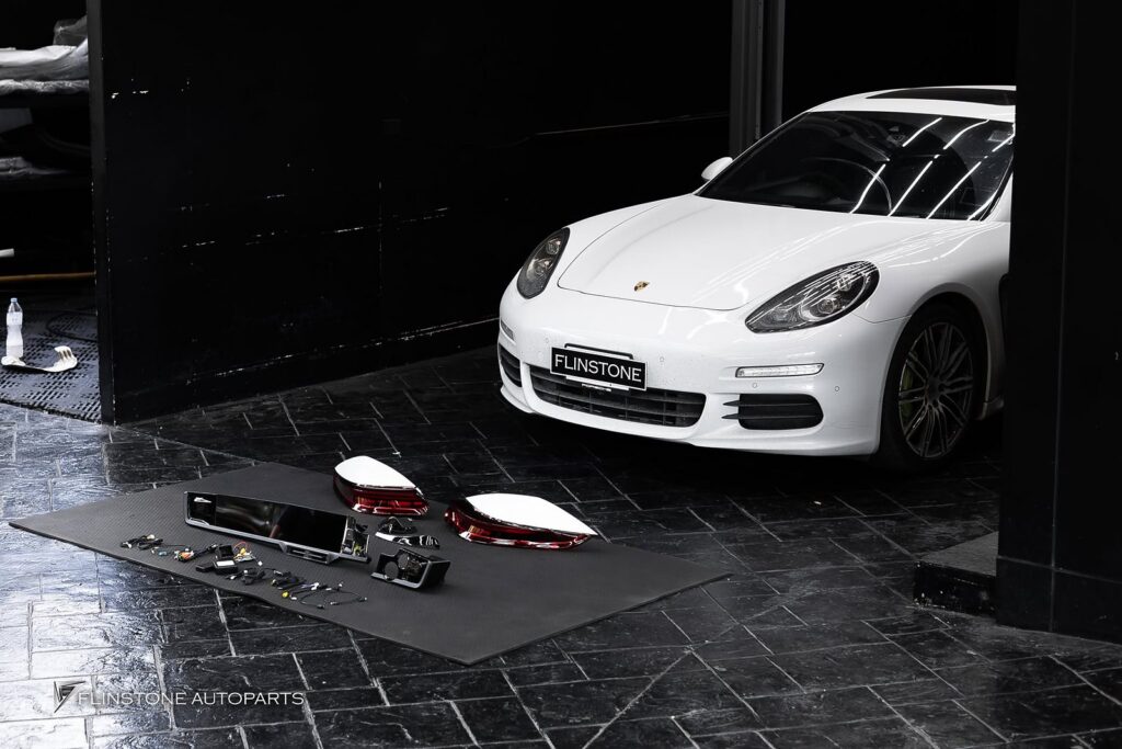 PORSCHE 970 Panamera LED 2025 Style Taillamp + Dual Screen Android Display