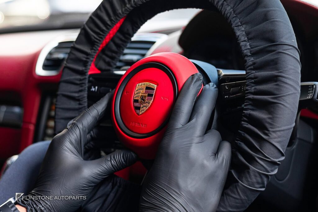 PORSCHE 981 Cayman – Boxster Custom Carbon Fiber Steering Wheel