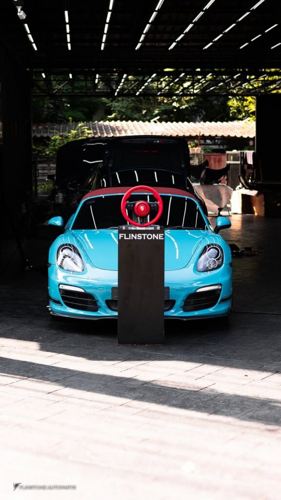 PORSCHE 981 Cayman – Boxster Custom Carbon Fiber Steering Wheel