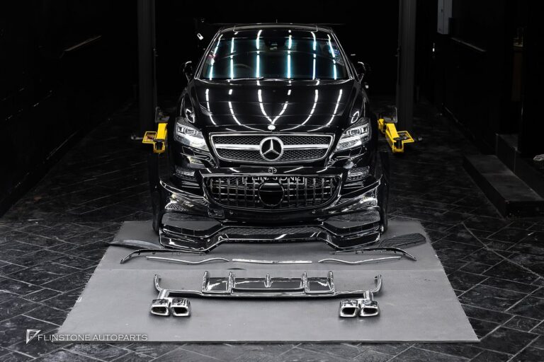 Mercedes-Benz W218 CLS-Class Coupe CLS63 AMG Facelift Style Front Bumper + GT Panamericana