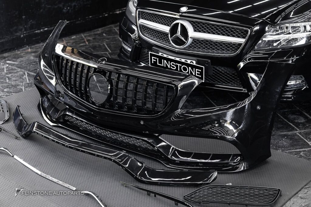 Mercedes-Benz W218 CLS-Class Coupe CLS63 AMG Facelift Style Front Bumper + GT Panamericana