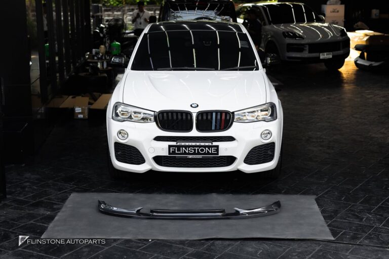 BMW F26 X4 – F25 X3 3D Carbon Fiber Front Spoiler