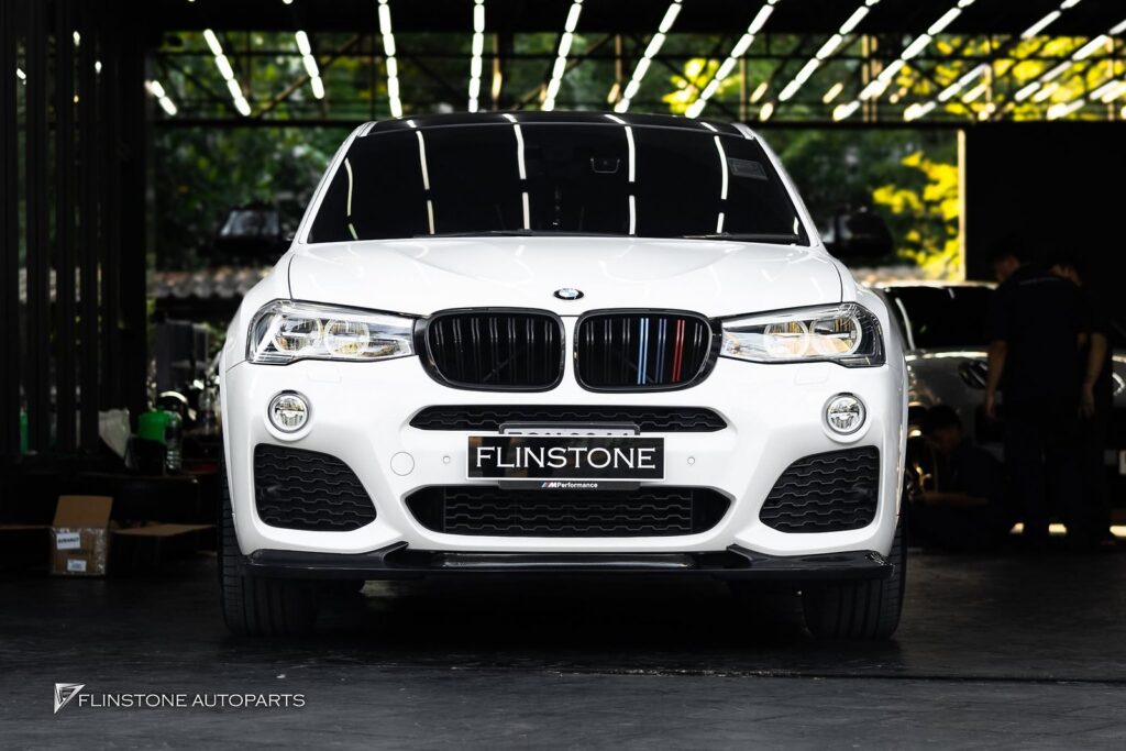 BMW F26 X4 – F25 X3 3D Carbon Fiber Front Spoiler