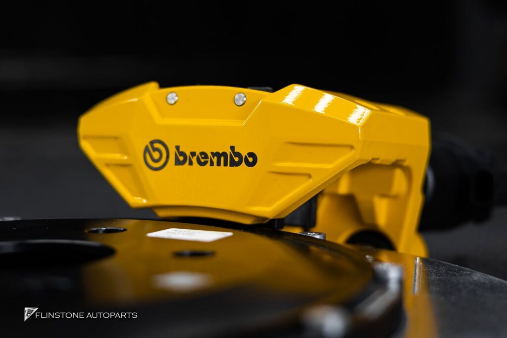 TOYOTA ALPHARD 40 Brake Kit installation Custom BREMBO GT yellow with