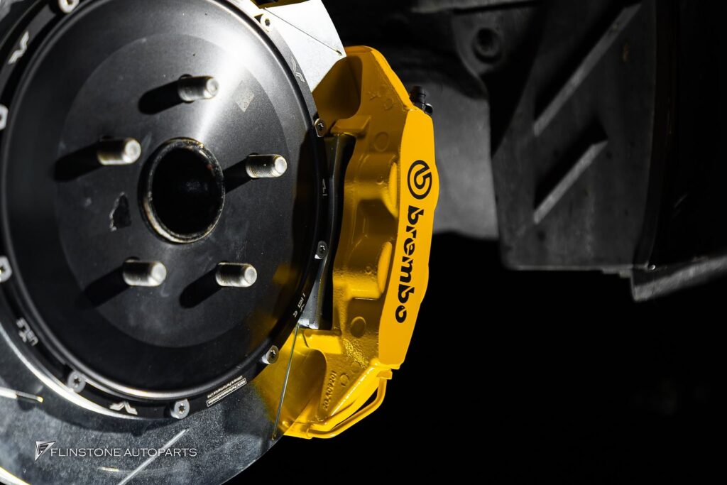 TOYOTA ALPHARD 40 Brake Kit installation Custom BREMBO GT yellow with