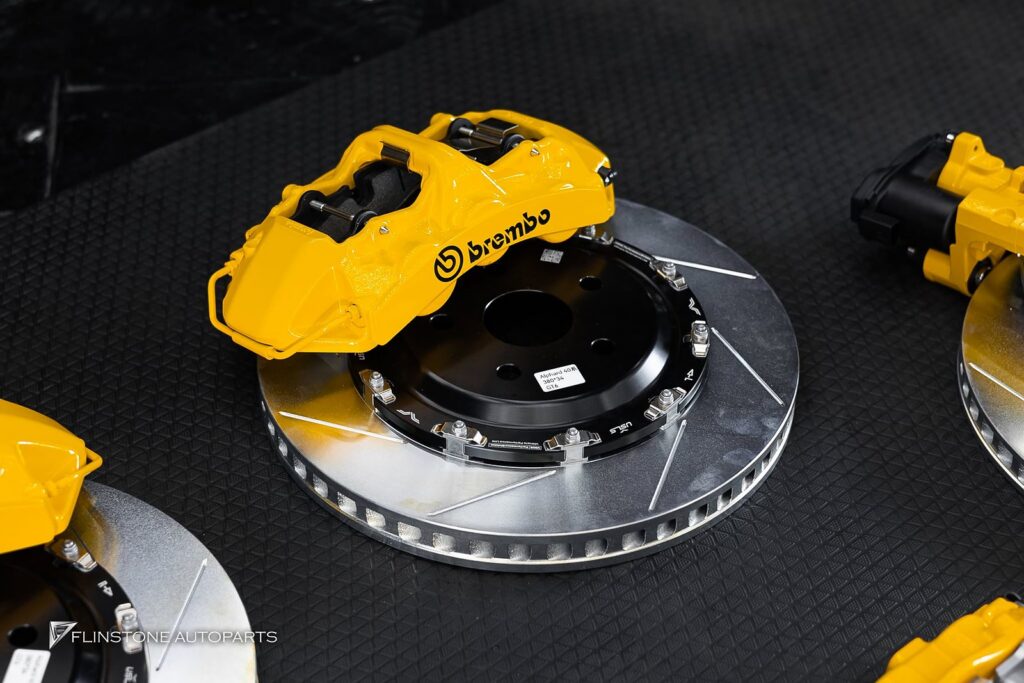 TOYOTA ALPHARD 40 Brake Kit installation Custom BREMBO GT yellow with