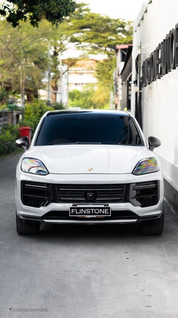another car delivered for PORSCHE Cayenne 958 facelift conversion to TURBO GT L