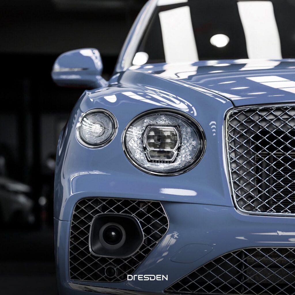 FLINSTONE AUTO DETAILING BENTLEY Bentayga เลือกติดตั้งฟิล์มสีกันรอยจาก DRESDENPROTECTION