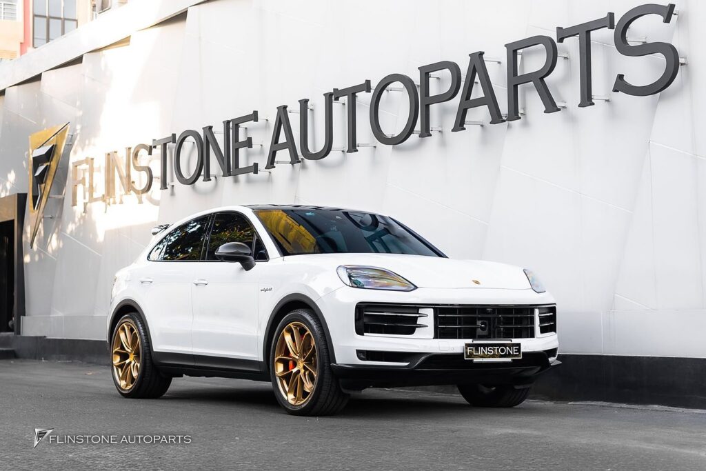 PORSCHE Cayenne 9Y0.2 Front Lip + Side Mirrors