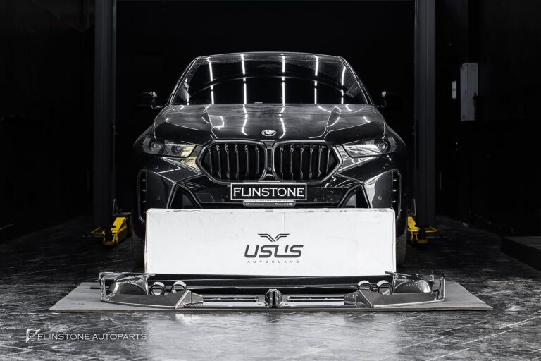 BMW X6 G06 GTs Carbon Fiber Front Lip + LD Carbon Fiber Side Skirt