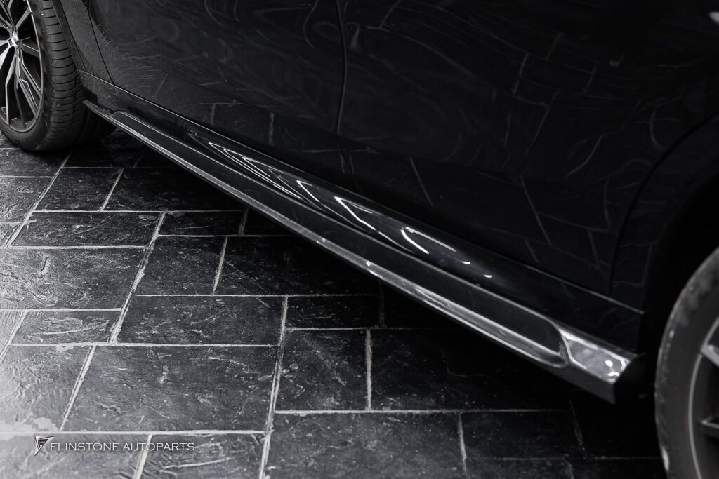 BMW X6 G06 GTs Carbon Fiber Front Lip + LD Carbon Fiber Side Skirt