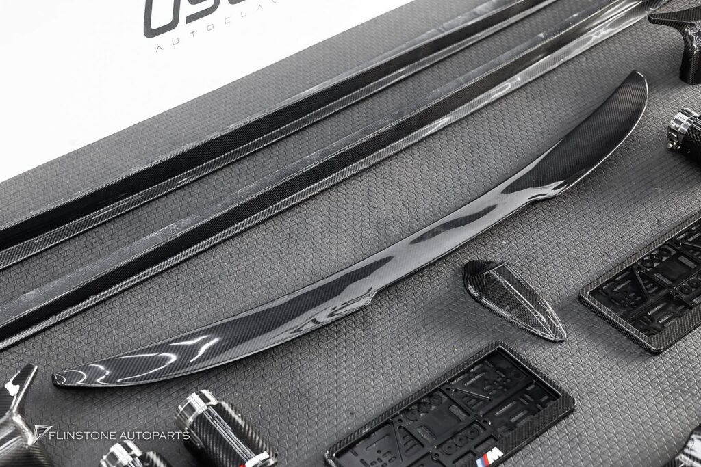 BMW X6 G06 GTs Carbon Fiber Front Lip + LD Carbon Fiber Side Skirt