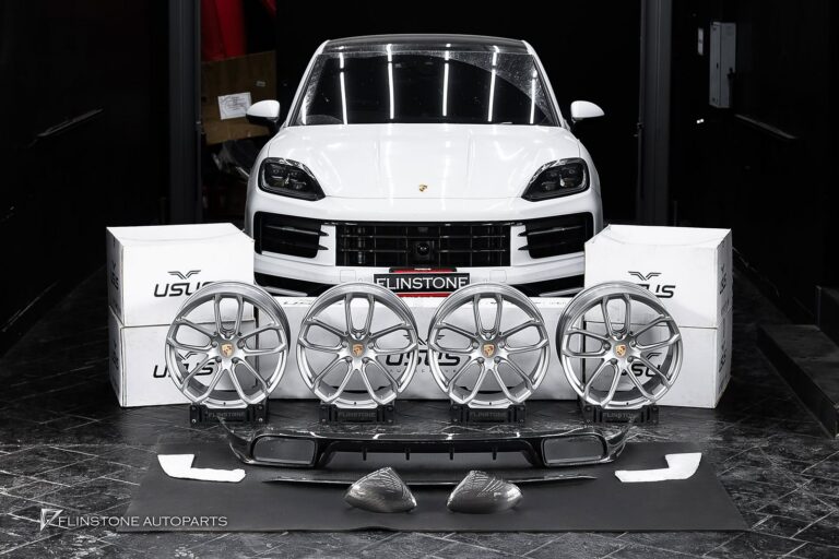 PORSCHE Cayenne 9Y0.2 USUS Forged Wheel [Custom] + USUS Autoclave Carbon Fiber Trunk S