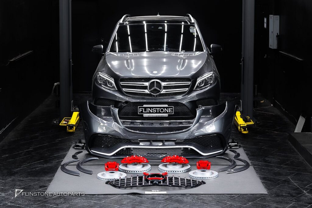 Mercedes-Benz GLE-Class เตรียมติดตั้งชุดแต่ง GLE63 AMG พร้อมด้วยชุดเบรคสีแดง A