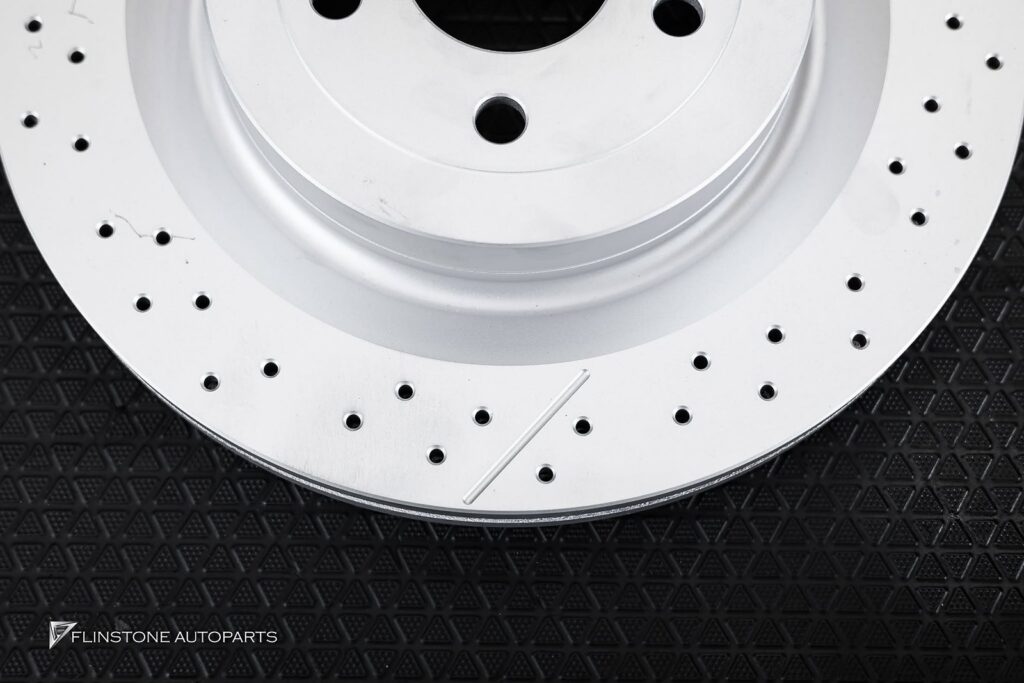 Mercedes-Benz GLE-Class getting ready to fit the body kit GLE63 AMG with a red brake kit A