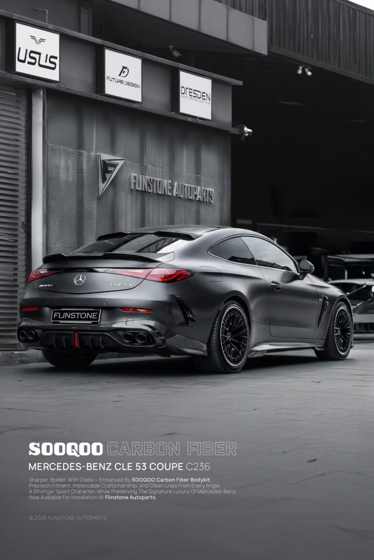 Mercedes-Benz C236 CLE-Class Coupe สปอยเลอร์ท้าย + ดิฟฟิวเซอร์ท้าย