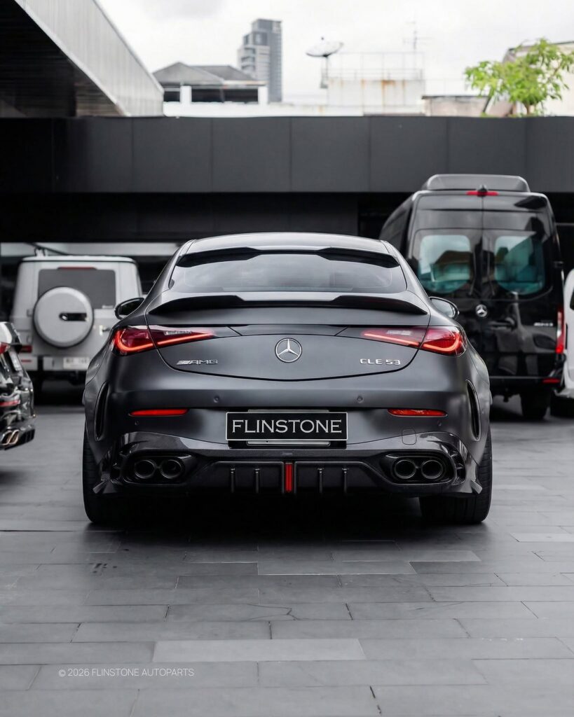 Mercedes-Benz C236 CLE-Class Coupe สปอยเลอร์ท้าย + ดิฟฟิวเซอร์ท้าย