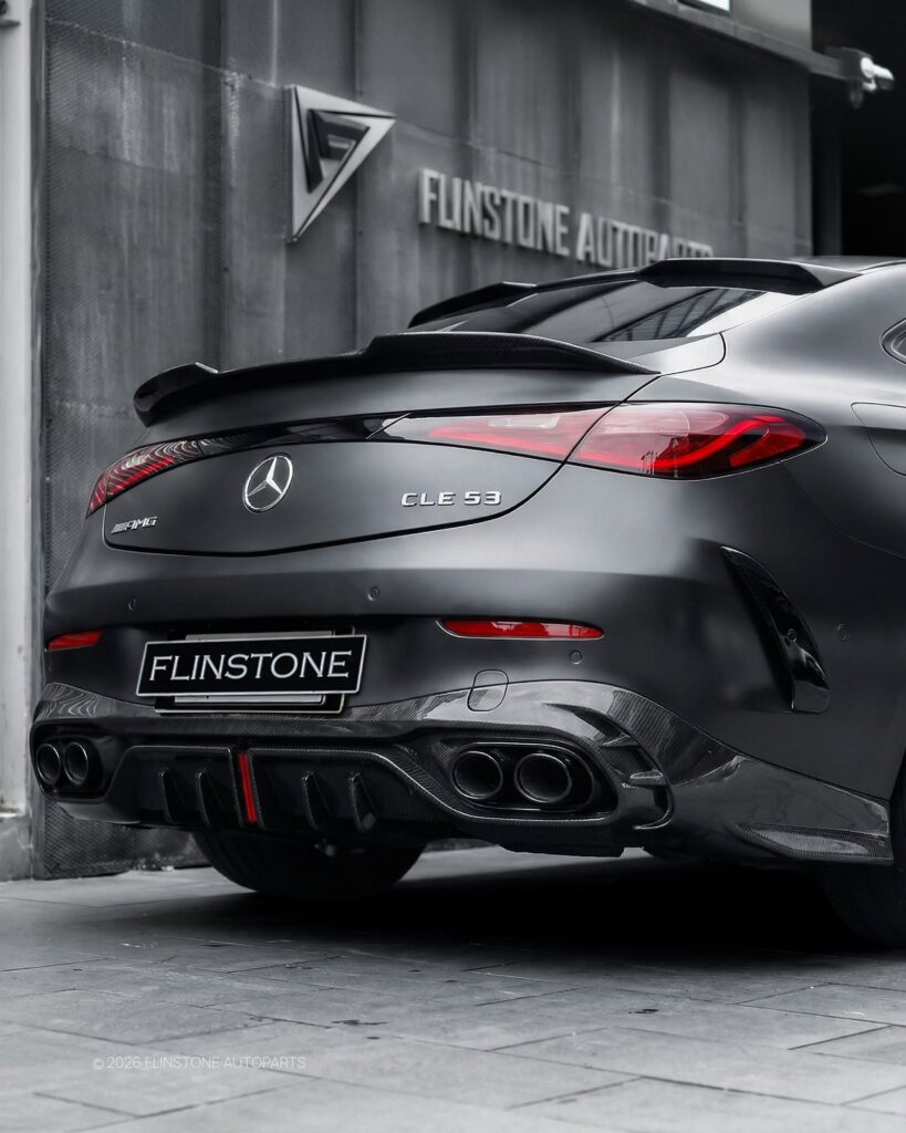 Mercedes-Benz C236 CLE-Class Coupe สปอยเลอร์ท้าย + ดิฟฟิวเซอร์ท้าย