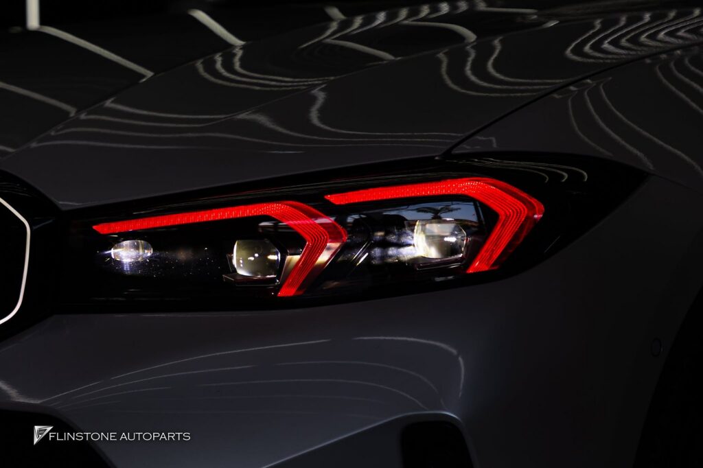 BMW G20 Series 3 LCI ติดตั้งไฟหน้า RGB สามารถปรับเปลี่ยนสีของ LE