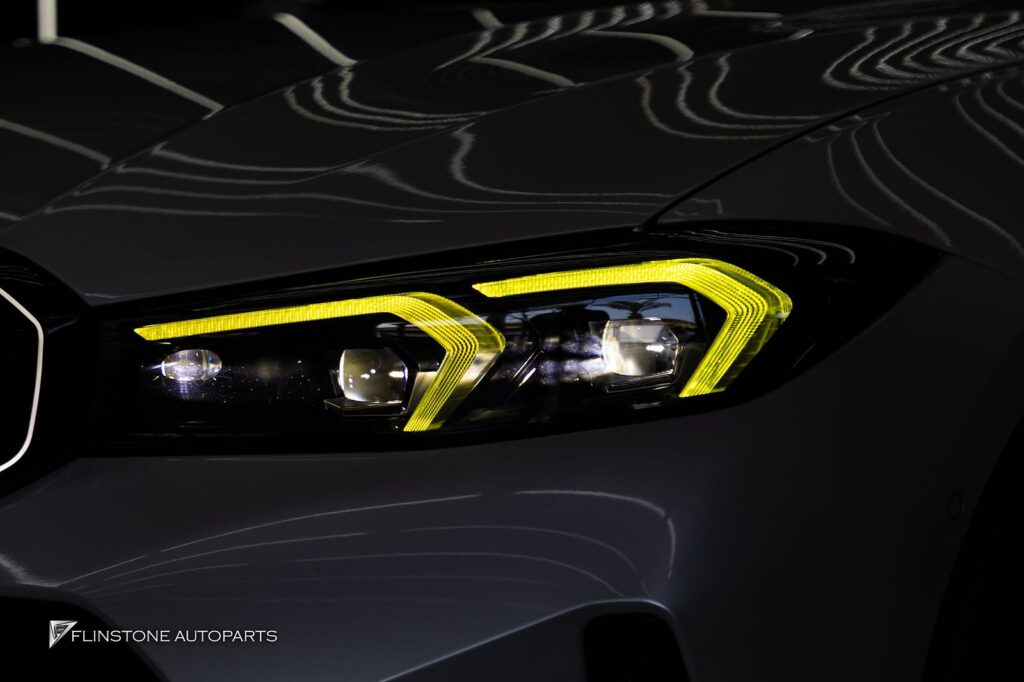 BMW G20 Series 3 LCI ติดตั้งไฟหน้า RGB สามารถปรับเปลี่ยนสีของ LE
