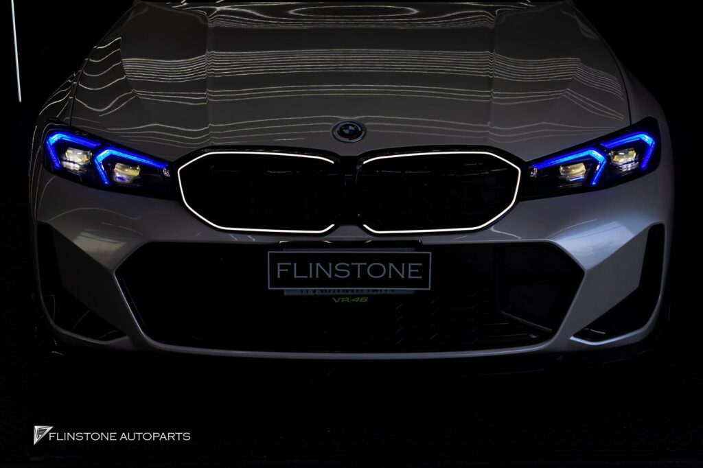 BMW G20 Series 3 LCI ติดตั้งไฟหน้า RGB สามารถปรับเปลี่ยนสีของ LE