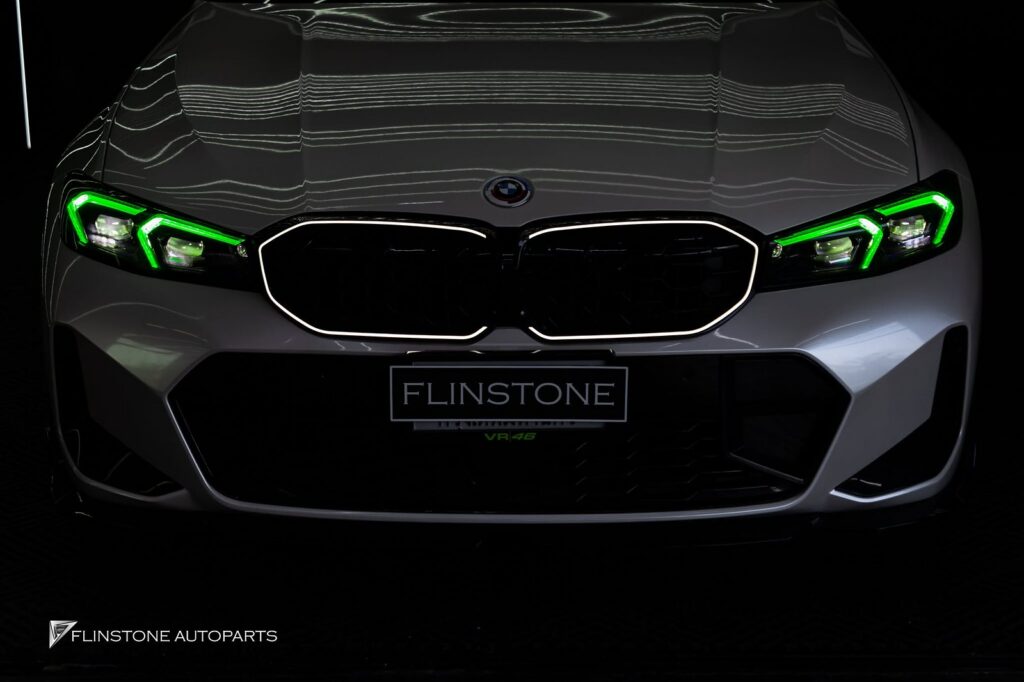 BMW G20 Series 3 LCI ติดตั้งไฟหน้า RGB สามารถปรับเปลี่ยนสีของ LE
