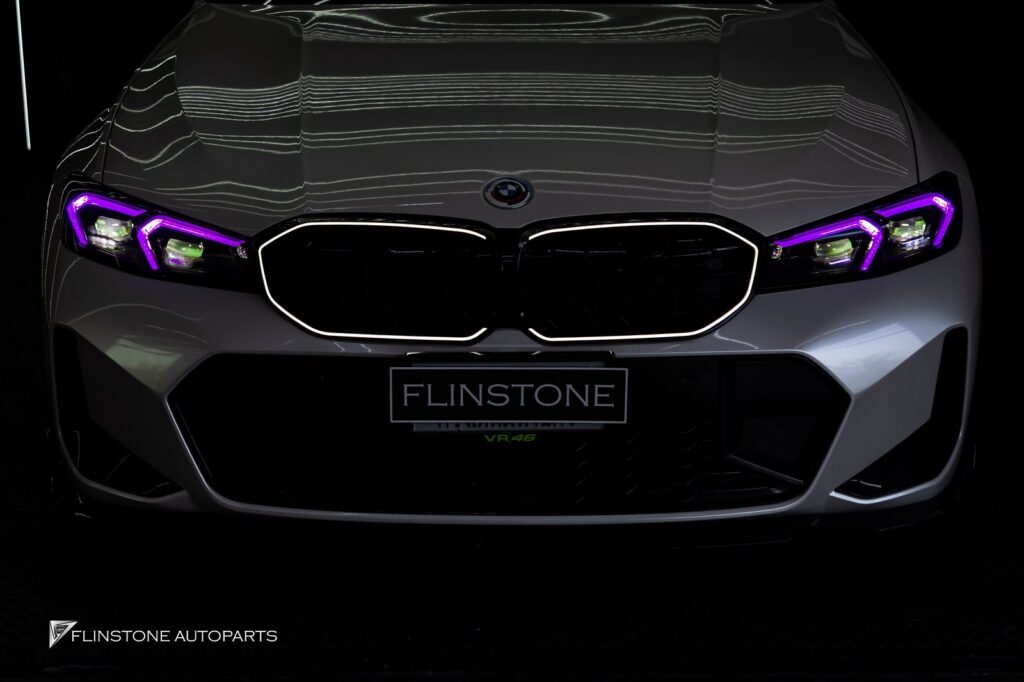 BMW G20 Series 3 LCI ติดตั้งไฟหน้า RGB สามารถปรับเปลี่ยนสีของ LE