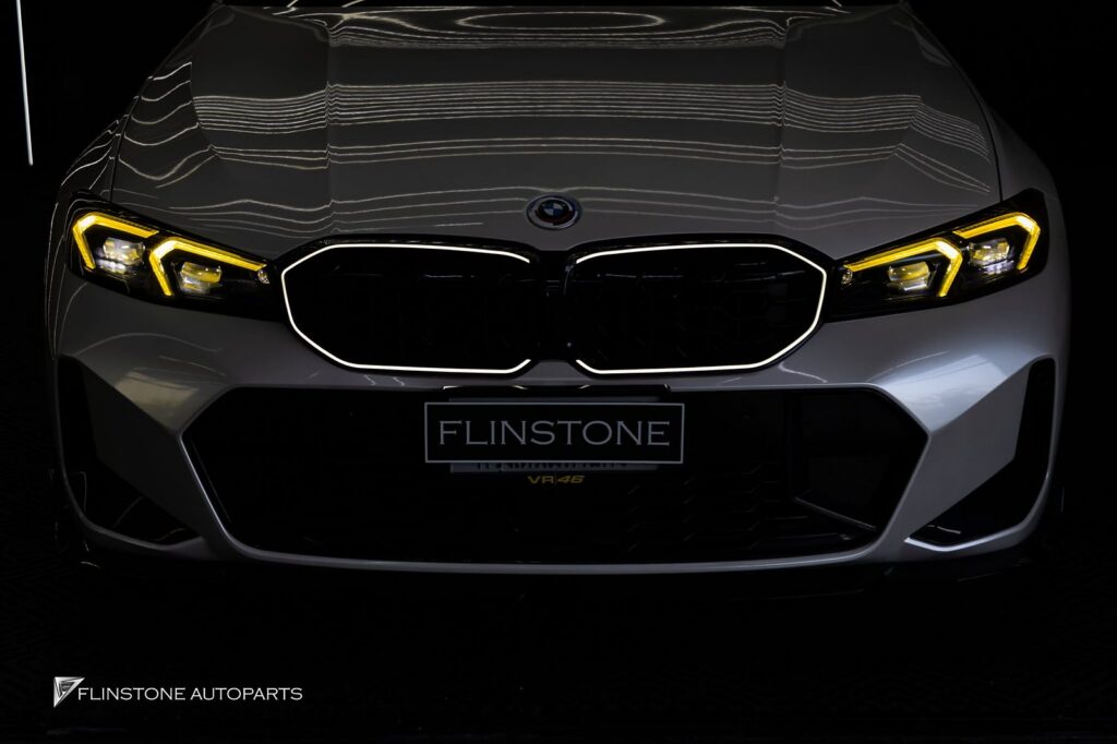 BMW G20 Series 3 LCI ติดตั้งไฟหน้า RGB สามารถปรับเปลี่ยนสีของ LE