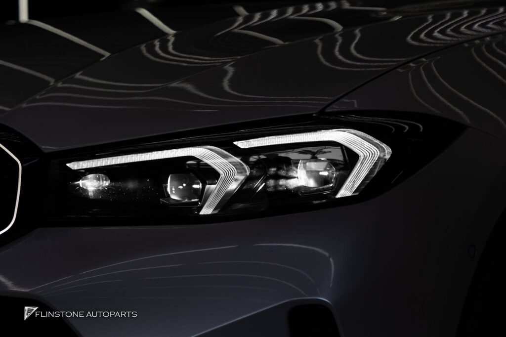 BMW G20 Series 3 LCI ติดตั้งไฟหน้า RGB สามารถปรับเปลี่ยนสีของ LE