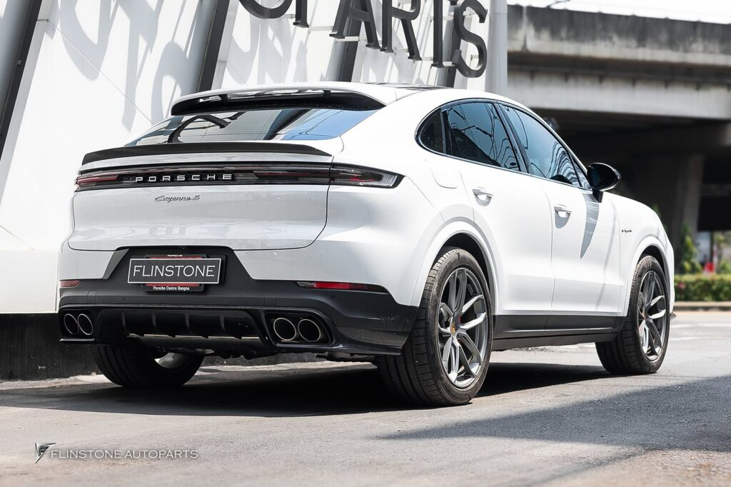 PORSCHE Cayenne 9Y0.2 USUS Autoclave Carbon Fiber Front Lip + USUS Autoclave Carbon Fi