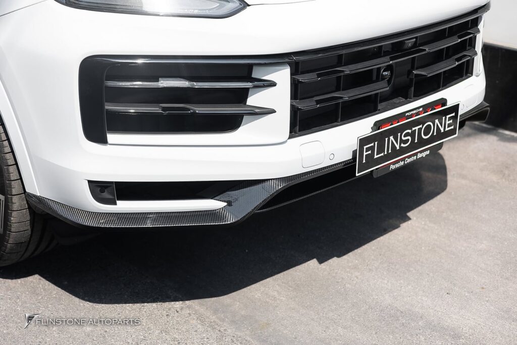 PORSCHE Cayenne 9Y0.2 USUS Autoclave Carbon Fiber Front Lip + USUS Autoclave Carbon Fi