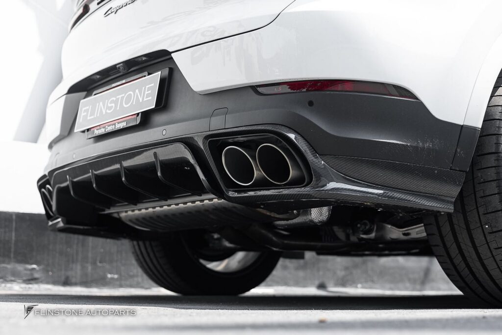 PORSCHE Cayenne 9Y0.2 USUS Autoclave Carbon Fiber Front Lip + USUS Autoclave Carbon Fi