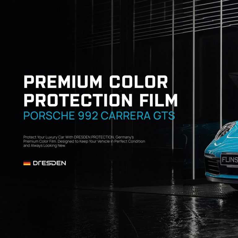 FLINSTONE AUTO DETAILING ปกป้องรถด้วย DRESDEN PROTECTION ฟิล์มเปลี่ยนสีป้องกันรอยระดับพรี
