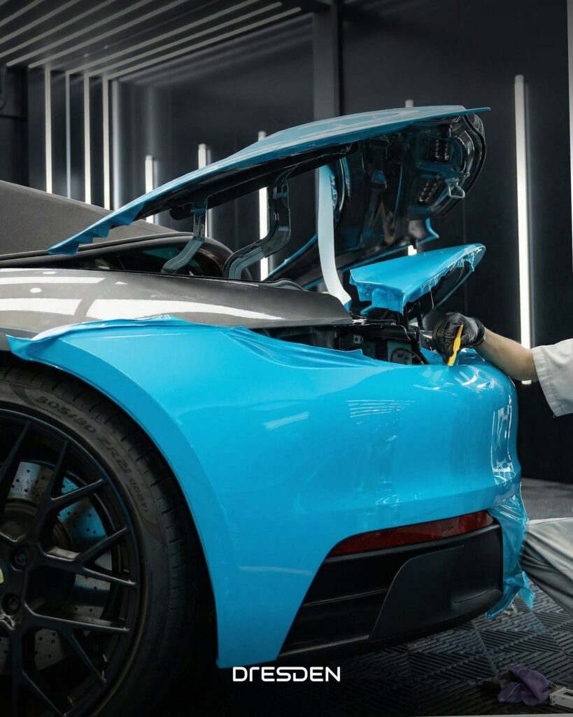 FLINSTONE AUTO DETAILING ปกป้องรถด้วย DRESDEN PROTECTION ฟิล์มเปลี่ยนสีป้องกันรอยระดับพรี