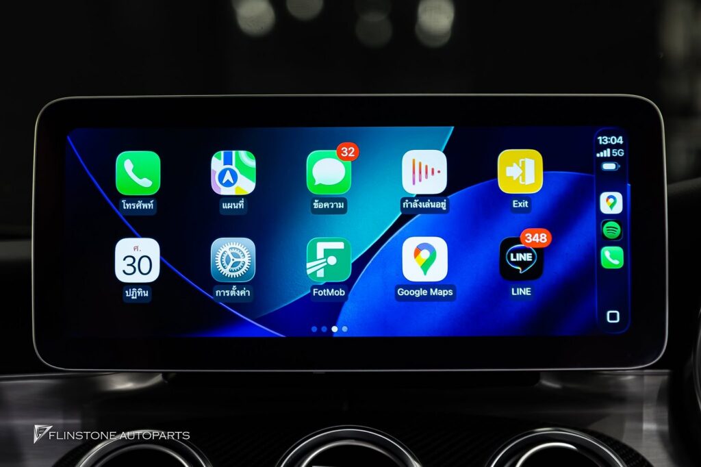 Mercedes-Benz W205 C205 C-Class 2024 accurate navigation: use Google Maps fully