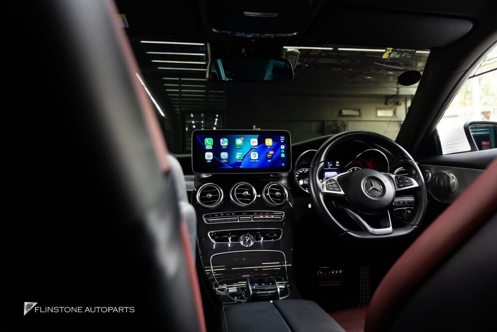 Mercedes-Benz W205 C205 C-Class 2024 accurate navigation: use Google Maps fully