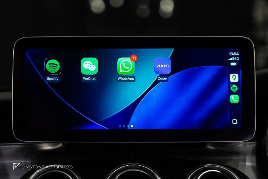 Mercedes-Benz W205 C205 C-Class 2024 accurate navigation: use Google Maps fully