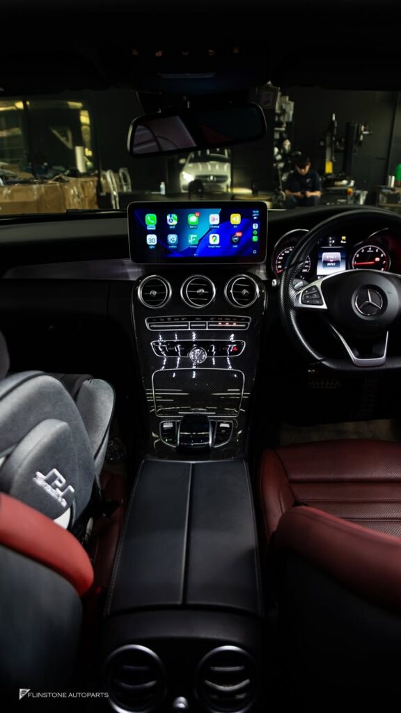 Mercedes-Benz W205 C205 C-Class 2024 accurate navigation: use Google Maps fully