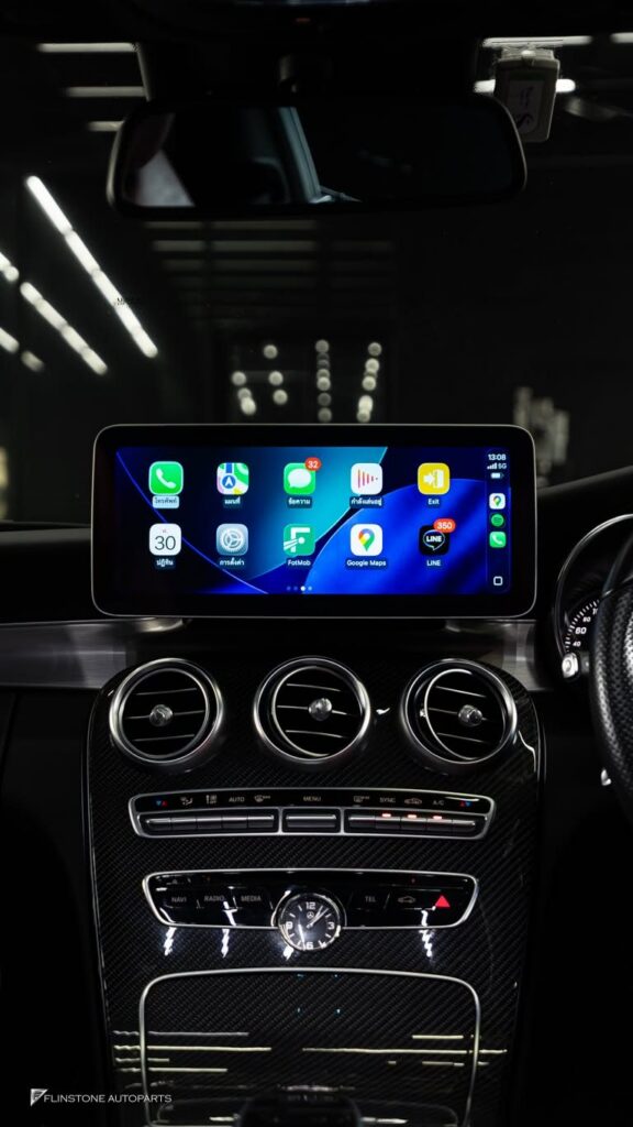 Mercedes-Benz W205 C205 C-Class 2024 accurate navigation: use Google Maps fully