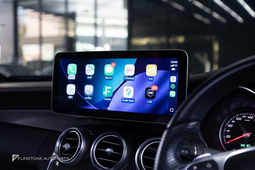 Mercedes-Benz W205 C205 C-Class 2024 accurate navigation: use Google Maps fully
