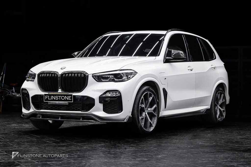BMW G05 X5 GTs Carbon Fiber Front Lip + USUS Autoclave Carbon Fiber Front G
